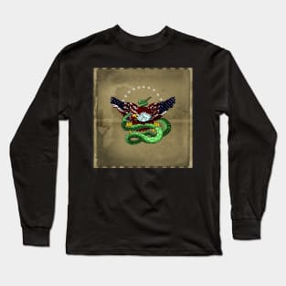 Awesome eagle with snake Long Sleeve T-Shirt